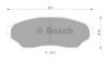 BOSCH 0 986 AB2 352 Brake Pad Set, disc brake